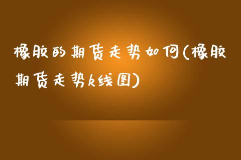 橡胶的期货走势如何(橡胶期货走势k线图)_https://www.boyangwujin.com_期货直播间_第1张