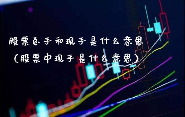 股票总手和现手是什么意思（股票中现手是什么意思）_https://www.boyangwujin.com_原油期货_第1张
