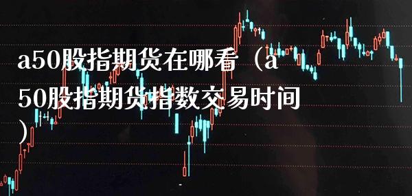 a50股指期货在哪看（a50股指期货指数交易时间）