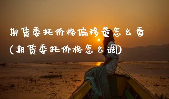 期货委托价格偏移量怎么看(期货委托价格怎么调)_https://www.boyangwujin.com_期货直播间_第1张