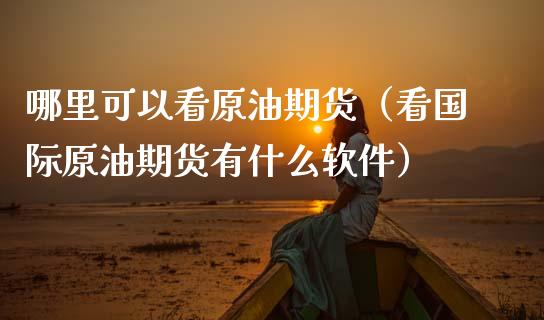 哪里可以看原油期货（看国际原油期货有什么软件）
