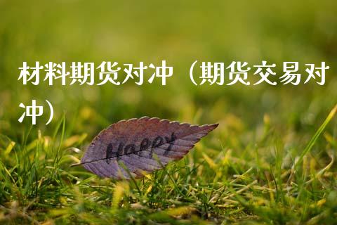 材料期货对冲（期货交易对冲）_https://www.boyangwujin.com_期货直播间_第1张