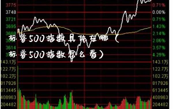 标普500指数具体在哪（标普500指数怎么看）_https://www.boyangwujin.com_黄金期货_第1张