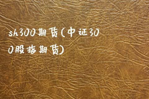 sh300期货(中证300股指期货)_https://www.boyangwujin.com_期货直播间_第1张