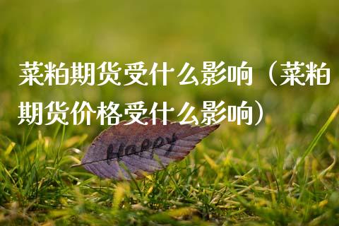 菜粕期货受什么影响（菜粕期货价格受什么影响）_https://www.boyangwujin.com_期货直播间_第1张