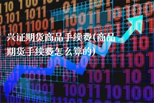 兴证期货商品手续费(商品期货手续费怎么算的)