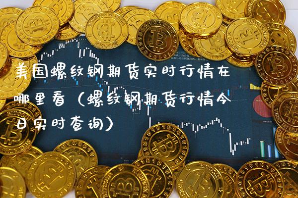 美国螺纹钢期货实时行情在哪里看（螺纹钢期货行情今日实时查询）_https://www.boyangwujin.com_道指期货_第1张