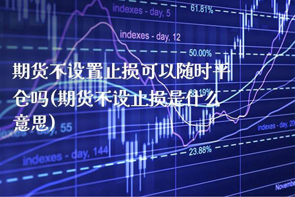 期货不设置止损可以随时平仓吗(期货不设止损是什么意思)_https://www.boyangwujin.com_恒指期货_第1张