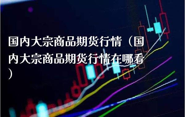 国内大宗商品期货行情（国内大宗商品期货行情在哪看）_https://www.boyangwujin.com_期货直播间_第1张