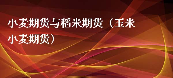 小麦期货与稻米期货（玉米小麦期货）_https://www.boyangwujin.com_期货直播间_第1张