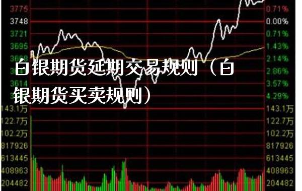 白银期货延期交易规则（白银期货买卖规则）_https://www.boyangwujin.com_期货直播间_第1张