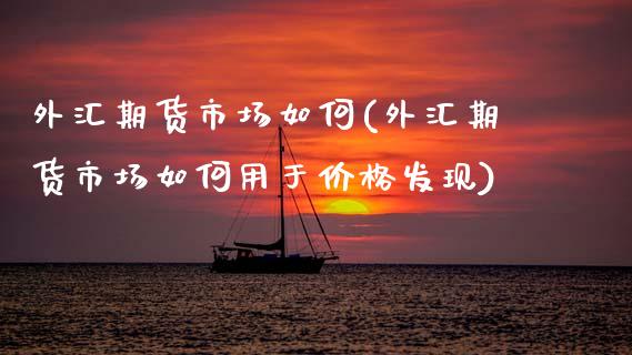 外汇期货市场如何(外汇期货市场如何用于价格发现)_https://www.boyangwujin.com_原油直播间_第1张