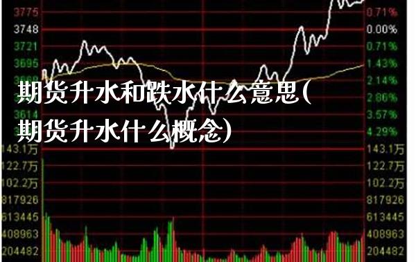 期货升水和跌水什么意思(期货升水什么概念)