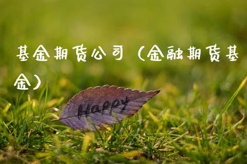 基金期货公司（金融期货基金）_https://www.boyangwujin.com_期货直播间_第1张