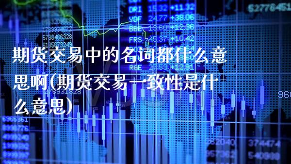 期货交易中的名词都什么意思啊(期货交易一致性是什么意思)
