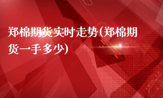 郑棉期货实时走势(郑棉期货一手多少)_https://www.boyangwujin.com_白银期货_第1张