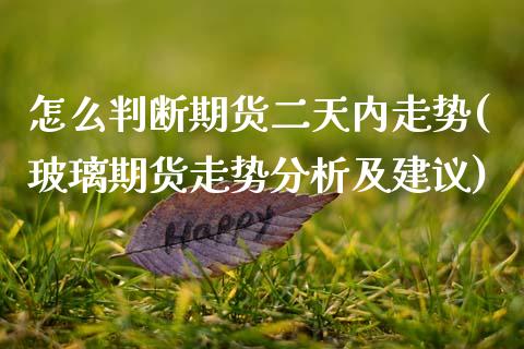 怎么判断期货二天内走势(玻璃期货走势分析及建议)