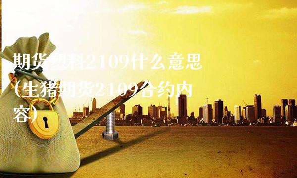 期货塑料2109什么意思(生猪期货2109合约内容)