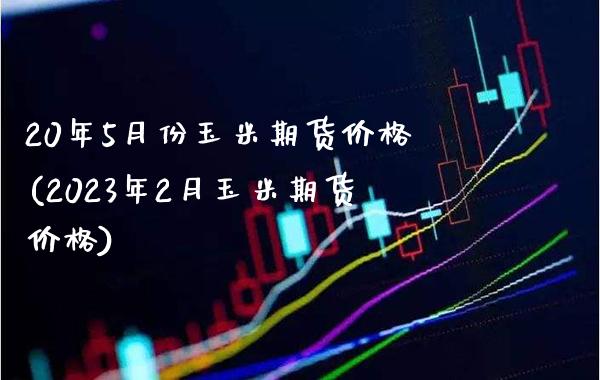 20年5月份玉米期货价格(2023年2月玉米期货价格)_https://www.boyangwujin.com_期货直播间_第1张