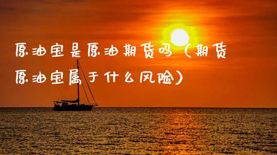 原油宝是原油期货吗（期货原油宝属于什么风险）_https://www.boyangwujin.com_期货直播间_第1张