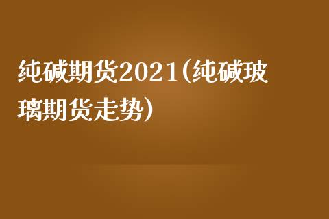 纯碱期货2021(纯碱玻璃期货走势)_https://www.boyangwujin.com_道指期货_第1张