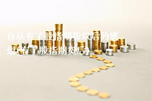 自从有了股指期货以后的感想(有了股指期货后)