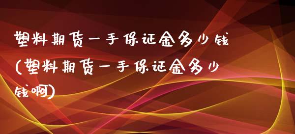 塑料期货一手保证金多少钱(塑料期货一手保证金多少钱啊)_https://www.boyangwujin.com_期货直播间_第1张