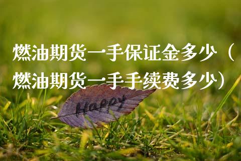 燃油期货一手保证金多少（燃油期货一手手续费多少）_https://www.boyangwujin.com_期货直播间_第1张