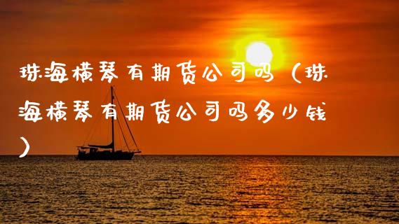 珠海横琴有期货公司吗（珠海横琴有期货公司吗多少钱）_https://www.boyangwujin.com_期货直播间_第1张