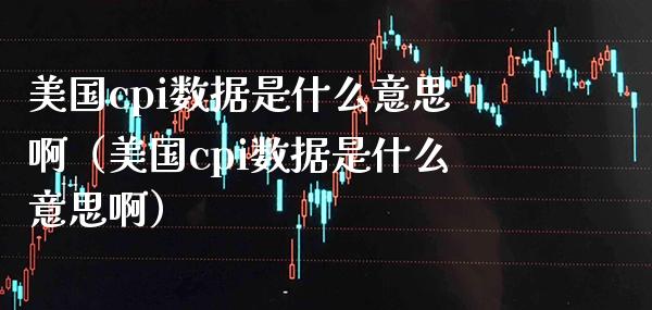 美国cpi数据是什么意思啊（美国cpi数据是什么意思啊）