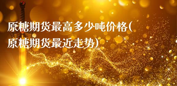 原糖期货最高多少吨价格(原糖期货最近走势)_https://www.boyangwujin.com_恒指期货_第1张