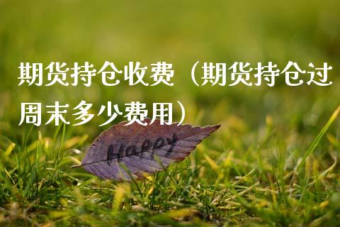 期货持仓收费（期货持仓过周末多少费用）_https://www.boyangwujin.com_期货直播间_第1张