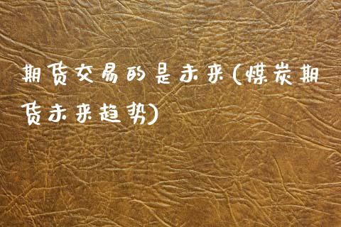 期货交易的是未来(煤炭期货未来趋势)_https://www.boyangwujin.com_期货直播间_第1张