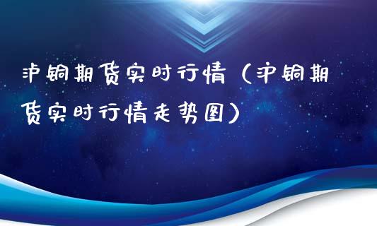 泸铜期货实时行情（沪铜期货实时行情走势图）_https://www.boyangwujin.com_纳指期货_第1张