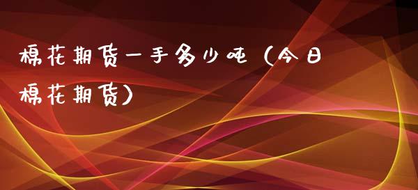 棉花期货一手多少吨（今日棉花期货）_https://www.boyangwujin.com_期货直播间_第1张