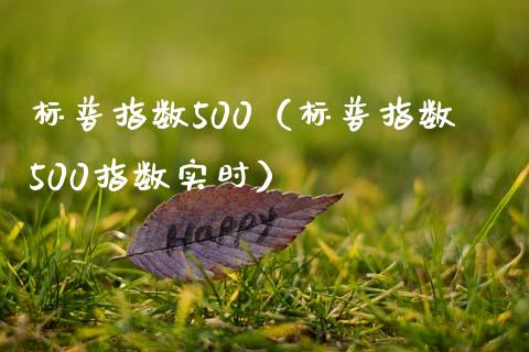 标普指数500（标普指数500指数实时）_https://www.boyangwujin.com_期货直播间_第1张