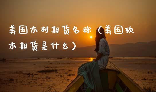 美国木材期货名称（美国软木期货是什么）