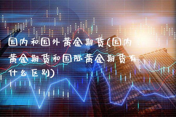 国内和国外黄金期货(国内黄金期货和国际黄金期货有什么区别)_https://www.boyangwujin.com_原油直播间_第1张