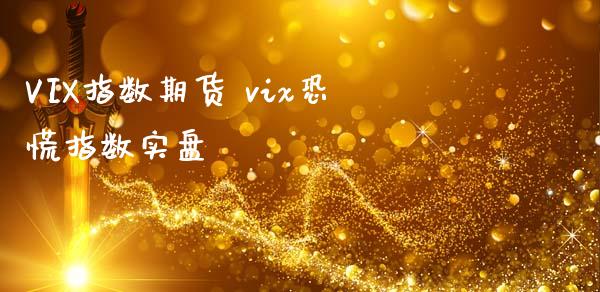 VIX指数期货 vix恐慌指数实盘
