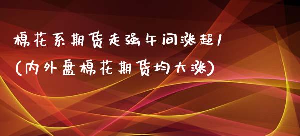 棉花系期货走强午间涨超1(内外盘棉花期货均大涨)