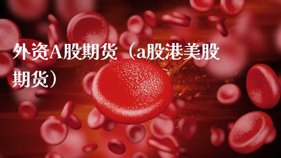 外资A股期货（a股港美股期货）_https://www.boyangwujin.com_期货直播间_第1张