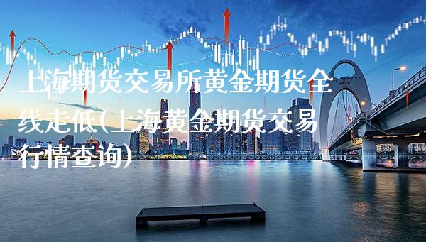 上海期货交易所黄金期货全线走低(上海黄金期货交易行情查询)_https://www.boyangwujin.com_白银期货_第1张