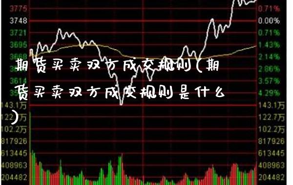 期货买卖双方成交规则(期货买卖双方成交规则是什么)