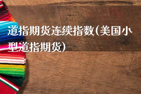 道指期货连续指数(美国小型道指期货)