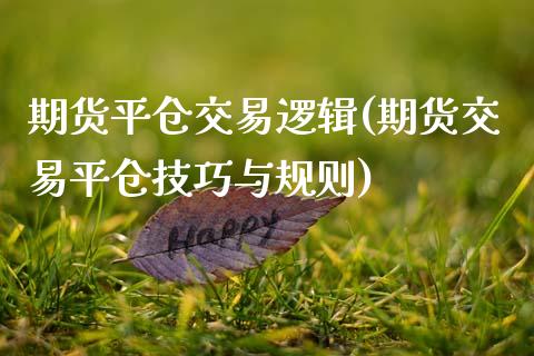 期货平仓交易逻辑(期货交易平仓技巧与规则)_https://www.boyangwujin.com_恒生指数_第1张
