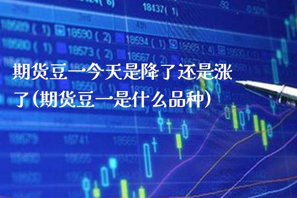 期货豆一今天是降了还是涨了(期货豆一是什么品种)_https://www.boyangwujin.com_恒生指数_第1张