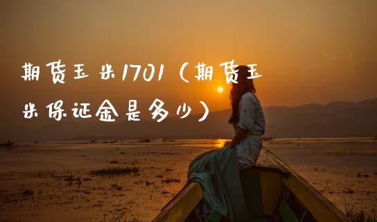 期货玉米1701（期货玉米保证金是多少）