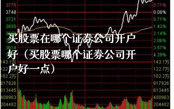 买股票在哪个证券公司开户好（买股票哪个证券公司开户好一点）