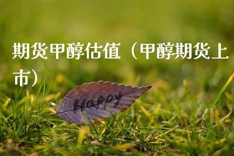 期货甲醇估值（甲醇期货上市）_https://www.boyangwujin.com_期货直播间_第1张