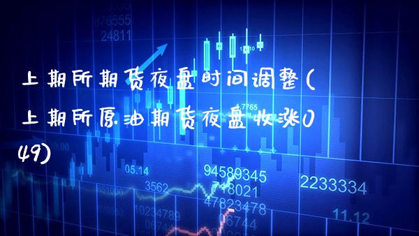 上期所期货夜盘时间调整(上期所原油期货夜盘收涨049)_https://www.boyangwujin.com_原油直播间_第1张